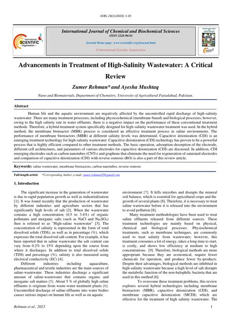 A critical review of conventional and emerging wastewater treatment ... - raincitystudios.com