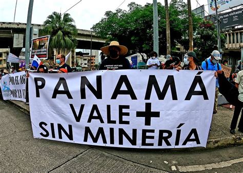 A Canadian mining company at the center of Panama protests says it may have to suspend operations