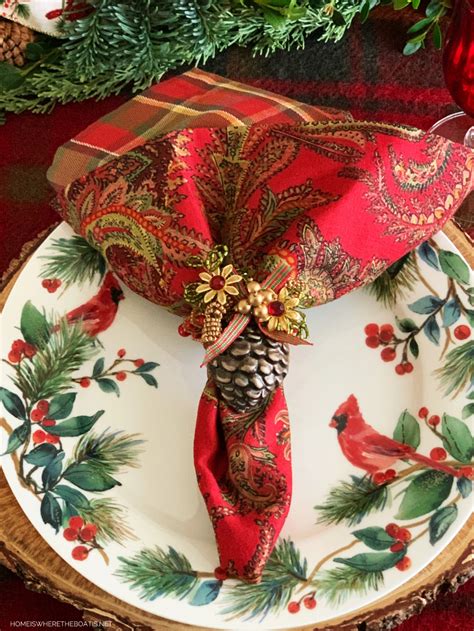 A Cardinal Christmas Table – Home is Where the …