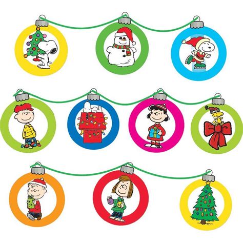 A Charlie Brown Christmas Happy Holidays Bulletin Board Set Holiday