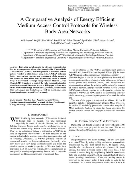 A Comparative Study Of Medium Access Control Protocols For Wireless Sensor Networks