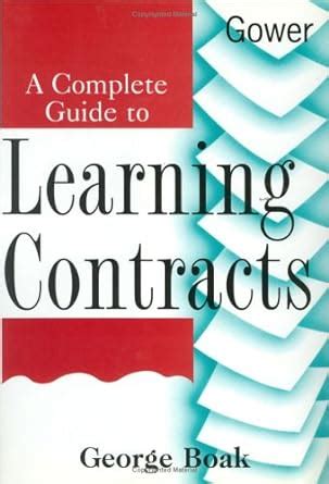 A Complete Guide To Learning Contracts