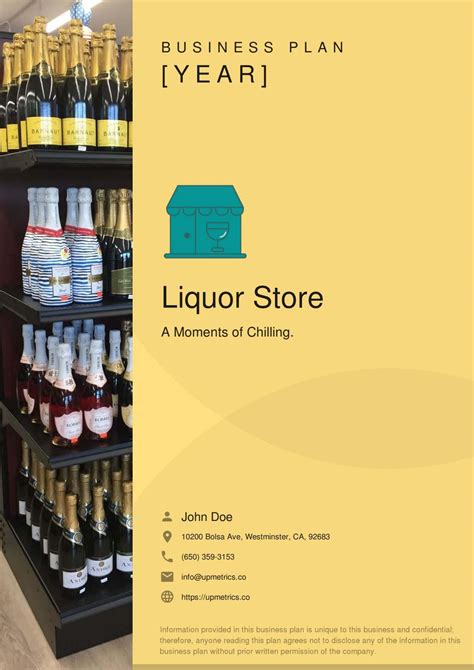 A Complete Liquor Store Business Plan Sample