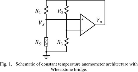 A Controlled temperature Hot wire Anemometer With Voltage Feedback Linearization