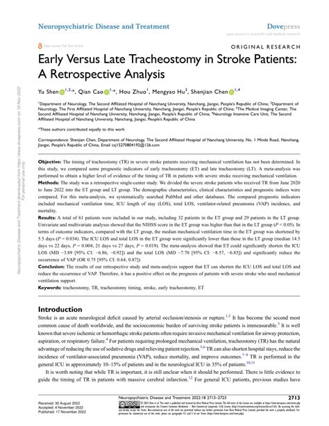 A Cost effectiveness Analysis of Early vs Late Tracheostomy