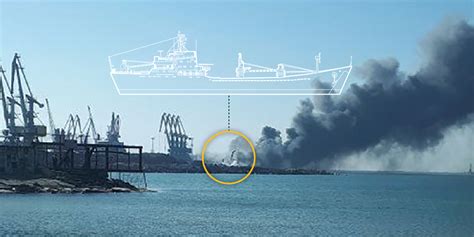 A Crimea shipyard is on fire after a Ukrainian attack that damaged 2 ships and injured 24 people