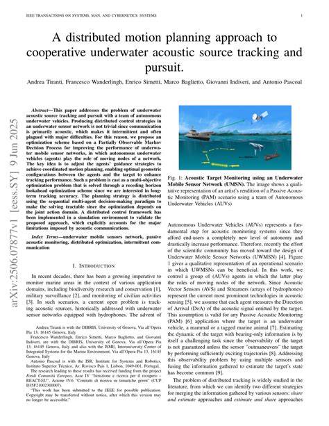 A distributed motion planning approach to cooperative underwater ... - raincitystudios.com