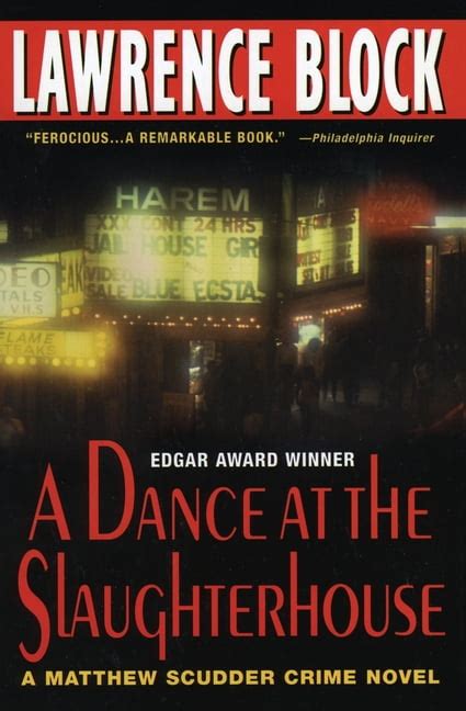 A Dance at the Slaughterhouse A Matthew Scudder Crime Novel