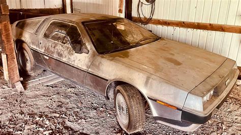A DeLorean with only 977 miles on it was unearthed in a Wisconsin barn