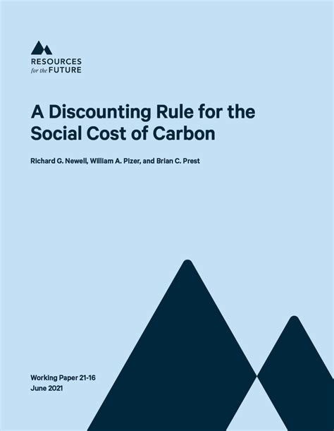 A Discounting Rule for the Social Cost of Carbon