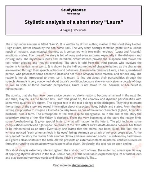 A Feministic Stylistic Analysis of Selected Short Stories