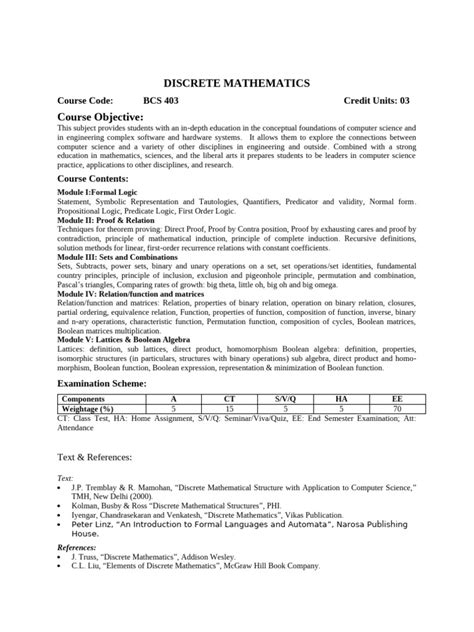 A First Course in Discrete Mathematics