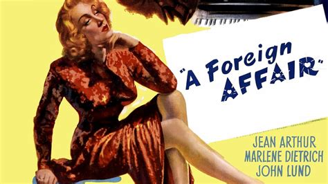 A Foreign Affair Movie Script