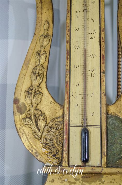 A French Barometer Edith & Evelyn