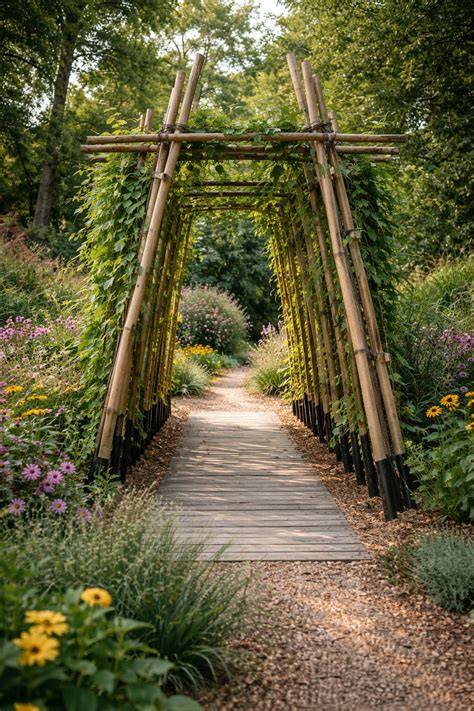 A Green Archway That Turns a Corner Into a Sanctuary This image ... - raincitystudios.com
