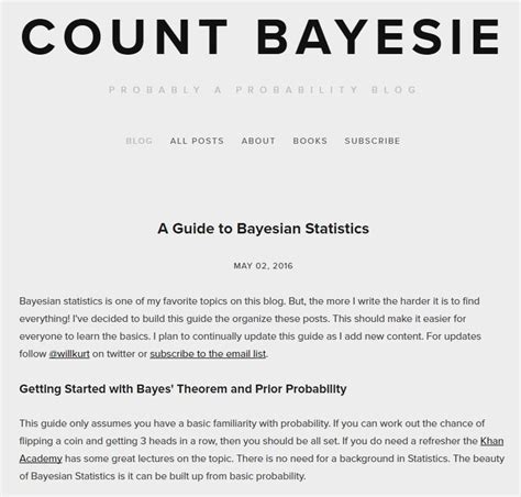 A Guide to Bayesian Statistics — Count Bayesie - wintechmobiles.com
