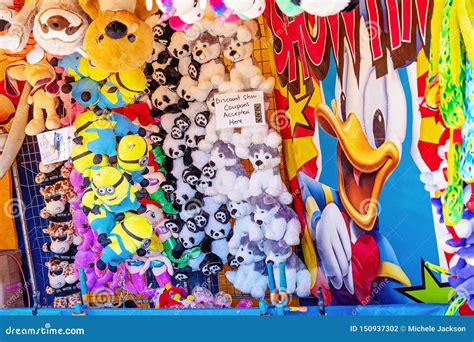A Game of Chance To Win a Prize at a Funfair Editorial Image Image of