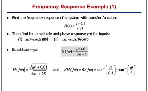 A General Method to Obtain the Frequency Response Function …