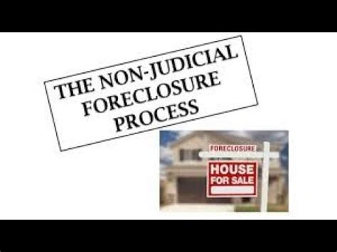 A Grossly Inadequate Procedure of Non judicial Foreclosure