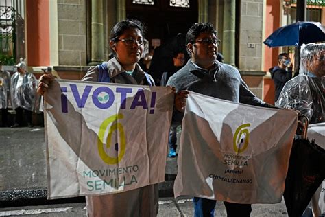 A Guatemalan tribunal certifies election results minutes after another court suspends one party