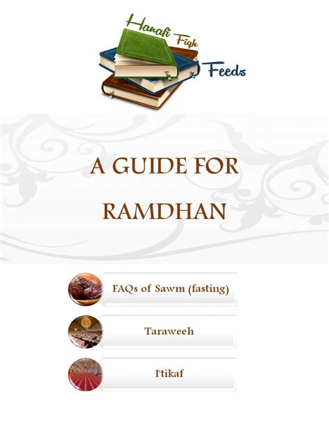 A Guide for Ramadhan Hanafi