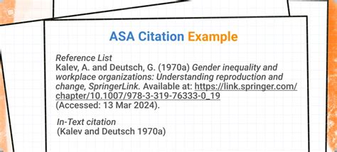 A Guide to ASA Format and ASA Citation EssayPro