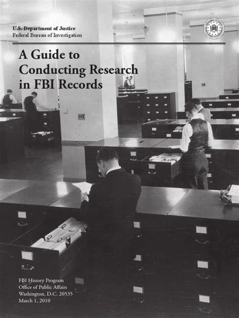 A Guide to Conducting Research in FBI Records PDF