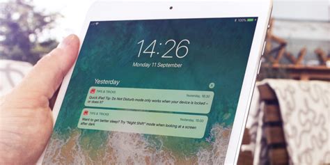 A Guide to the iPad s Notification Center
