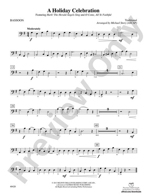 A HOLIDAY CELEBRATION Bassoon 1 pdf