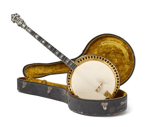 A Harper Goff Ludwig Ambassador banjo with carrying case