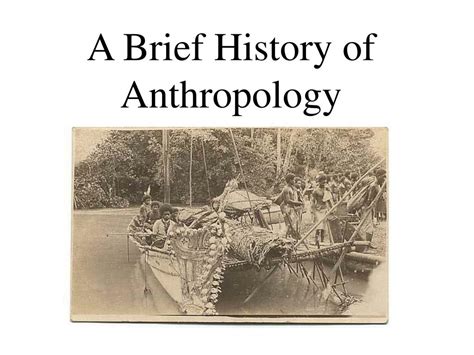 A History of Anthropology