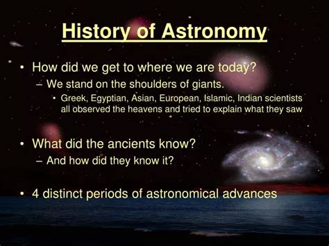 A History of Astronomy pptx