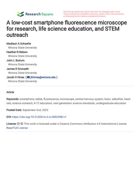 A low-cost smartphone fluorescence microscope for research, life ... - wintechmobiles.com