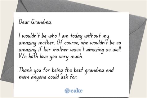 A Letter to My Grandmother