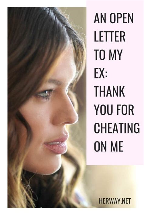 A Letter to my Cheating Ex Open Letter