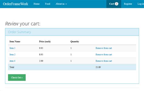 A Lightweight Shopping Cart Web Application in ASP