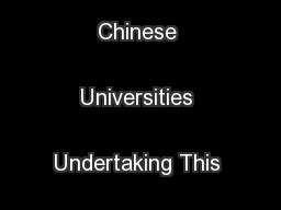 A List of Designated Chinese Universities Undertaking This Program pdf