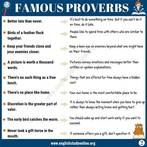A List of Useful English Proverbs 1