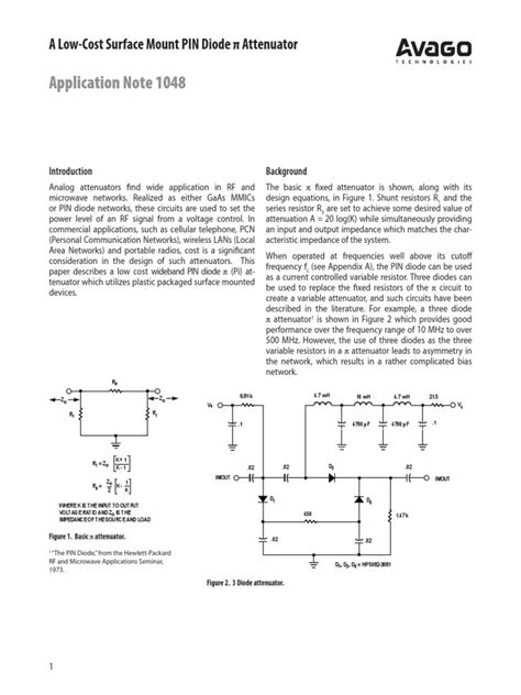 A Low Cost Surface Mount PIN Diode ? Attenuator pdf