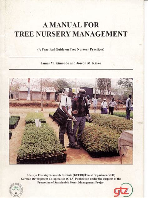 A MANUAL FOR TREE NURSERY MANAGEMENT - KEFRI - raincitystudios.com