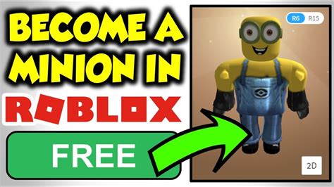 A Minion In Roblox For FREE! YouTube