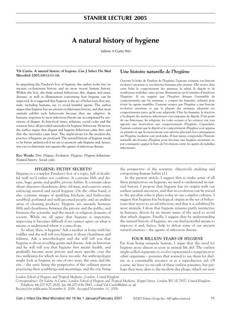 A natural history of hygiene - PMC - wintechmobiles.com