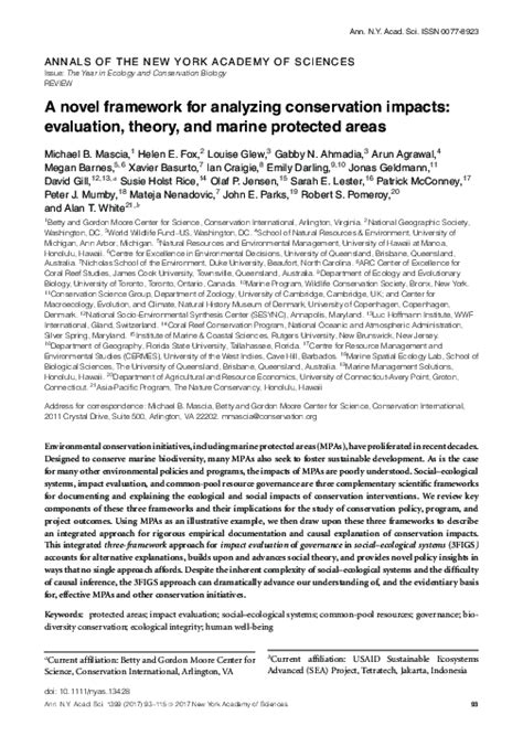 A novel framework for analyzing conservation impacts: evaluation ... - raincitystudios.com