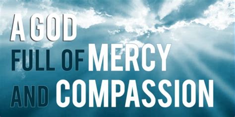 A Nation of Mercy and Compassion