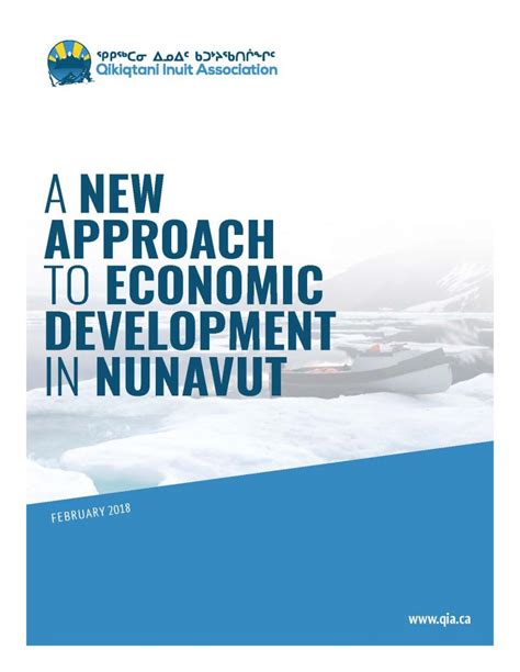 A New Approach to Economic Development in Nunavut