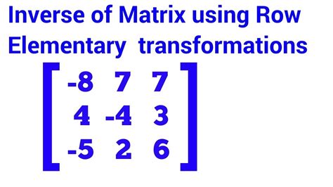 A New Matrix Inverse 1996