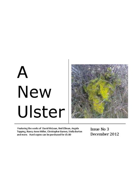 A New Ulster Issue Three