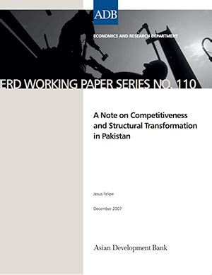 A Note on Competitiveness and Structural Transformation in Pakistan