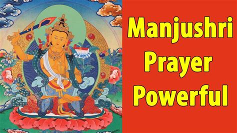 A Prayer to Manjushri
