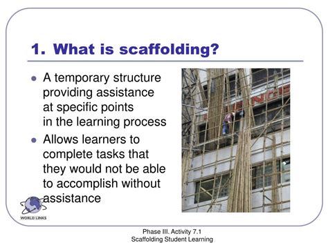 A Presentation on Scaffolding